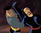 Batman The Animated Series Original Production Cel: Bruce Wayne, Kyodai Ken For Sale