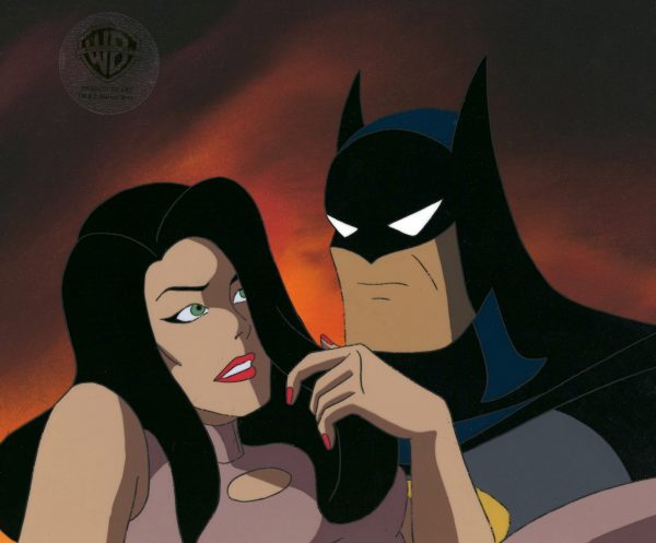 Batman The Animated Series Original Production Cel: Talia, Batman For Discount