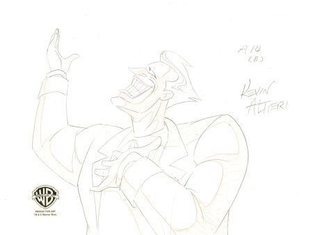 Batman: Mask of the Phantasm Original Production Drawing Signed by Kevin Altieri: Joker For Discount