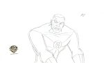 Justice League Original Production Drawing: Green Lantern For Cheap