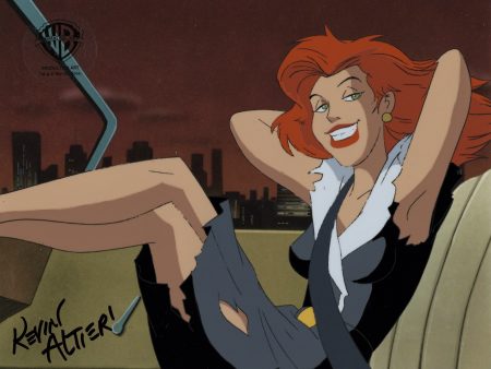 Batman The Animated Series Original Production Cel Signed By Kevin Altieri: Veronica Vreeland For Cheap