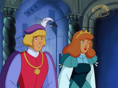 Scooby-Doo and the Witch s Ghost Original Production Cel on Original Background: Fred, Daphne on Sale