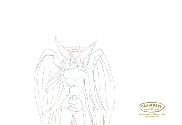 Justice League Original Production Drawing: Hawkgirl Online