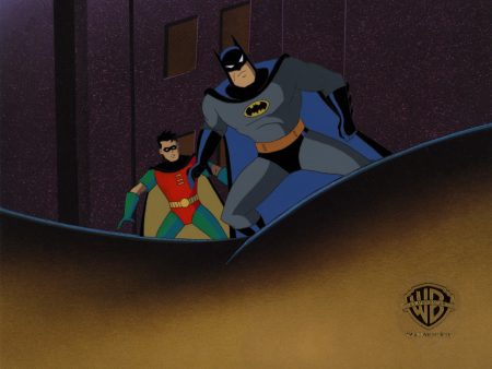 Batman The Animated Series Original Production Cel: Batman, Robin Online Sale