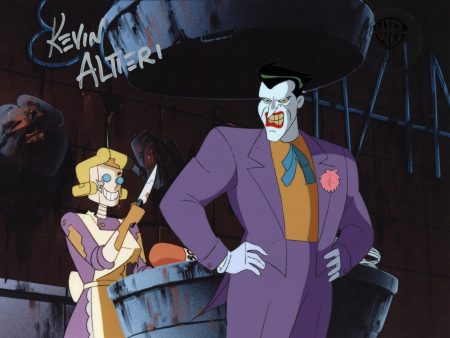 Batman: Mask of the Phantasm Original Production Cel Signed By Kevin Altieri: Joker Online Hot Sale