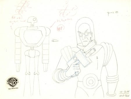 Batman The Animated Series Original Production Drawing: Mr. Freeze For Cheap