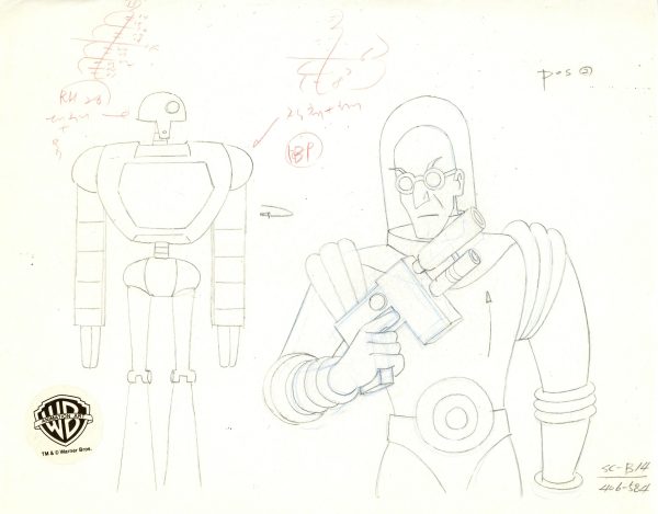 Batman The Animated Series Original Production Drawing: Mr. Freeze For Cheap