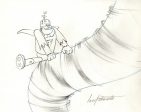 Frankenstein Jr. and the Impossibles Original Production Drawing Signed Iwao Takamoto: Frankenstein Jr. and Buzz Hot on Sale