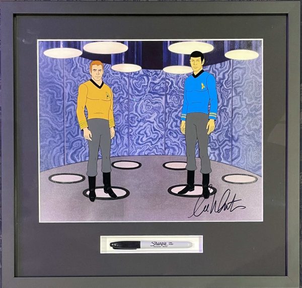 Star Trek The Animated Series: Captain Kirk and Spock signed by William Shatner Online