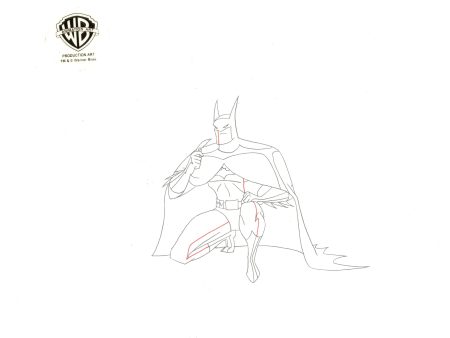 Justice League Original Production Drawing: Batman For Cheap