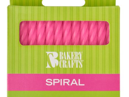 Candles - Spiral Birthday Pink Fashion