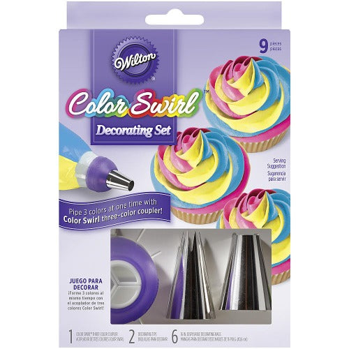 Color Swirl Decorating Set Fashion