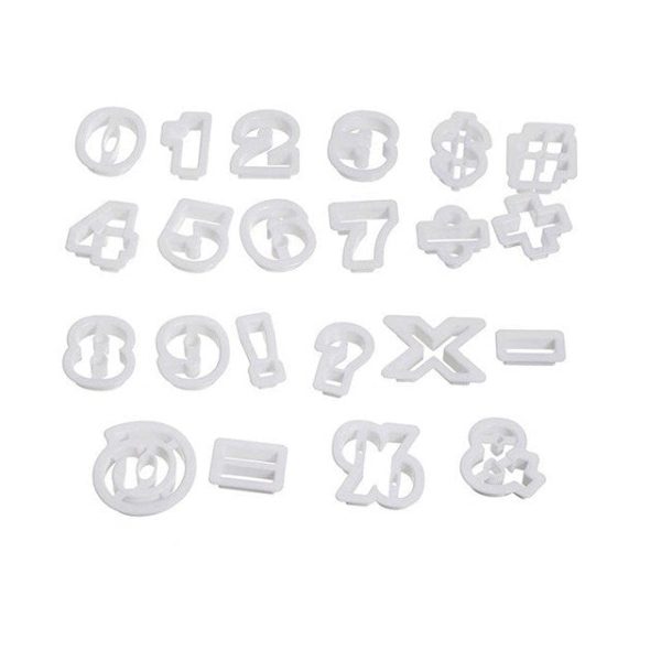 22 Piece Numbers Cutter Set Sale