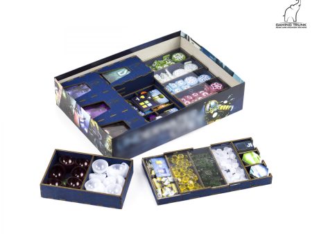 Gaming Trunk - Underwater Colony Organizer for Underwater cities (Blue) For Discount