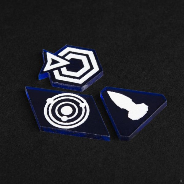 Laserox - Twilight Imperium: Command & Control Tokens (Blue) For Discount