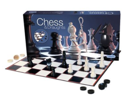 Gibsons - Chess & Draughts Set Discount