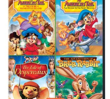 AN AMERICAN TAIL 3 & 4 TALE OF DESPEREAU - DVD-4 FEATURE FILMS For Sale